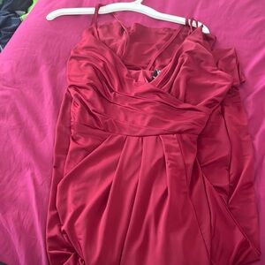 Red/ Burgundy prom dress from windsor
